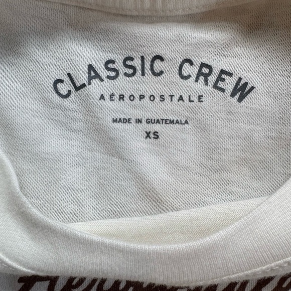 Aeropostale Classic Crew Short Sleeve NYC 1987 Graphic Tee Size XS - Picture 5 of 6